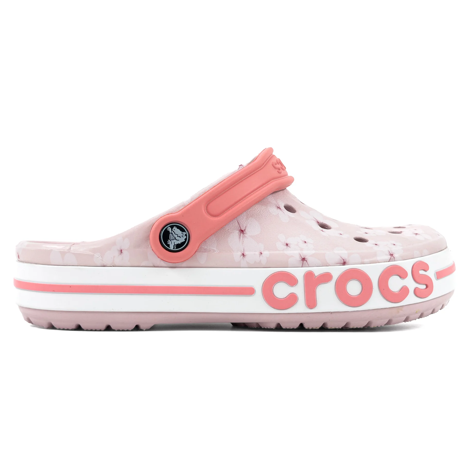 کراکس بایابند صورتی گلدار اورجینال | Crocs Bayaband