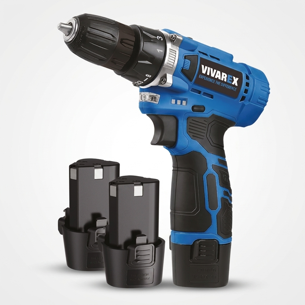 دریل شارژی ٢ باطری بدون لوازم VR1215V-2B
