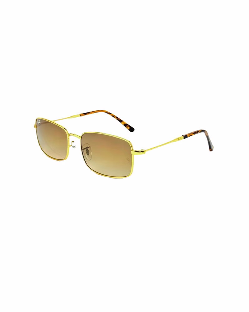 عينک آفتابی اورجينال اسپرت ريبن مدلRayBan  RB3746 - فريم طلايي عدسي هايلايت قهوه ايي
