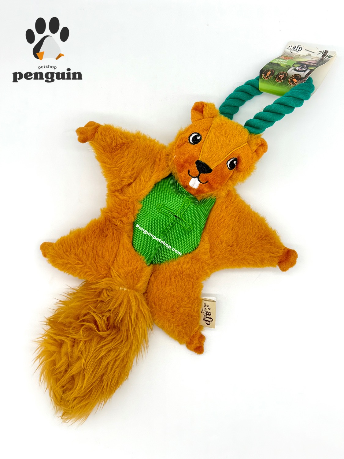 اسباب بازی سگ سنجاب پرنده صدا دار (تاگ آموزشی ) ای اف پی Air Squirrel With Rope