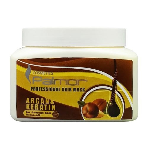 ماسک مو داخل حمام پالمور روغن آرگان و کراتین مدل Argan & Keratin