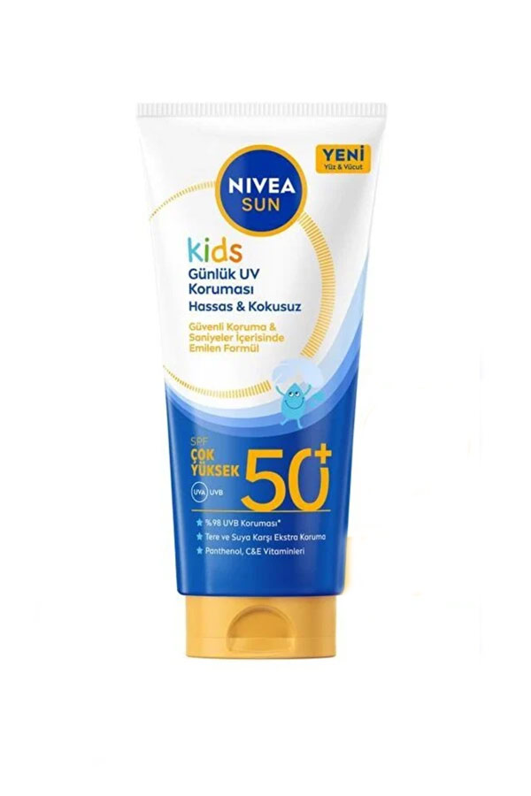 کرم ضد آفتاب صورت و بدن کودکان Nivea برای سنین 3 سال به بالا