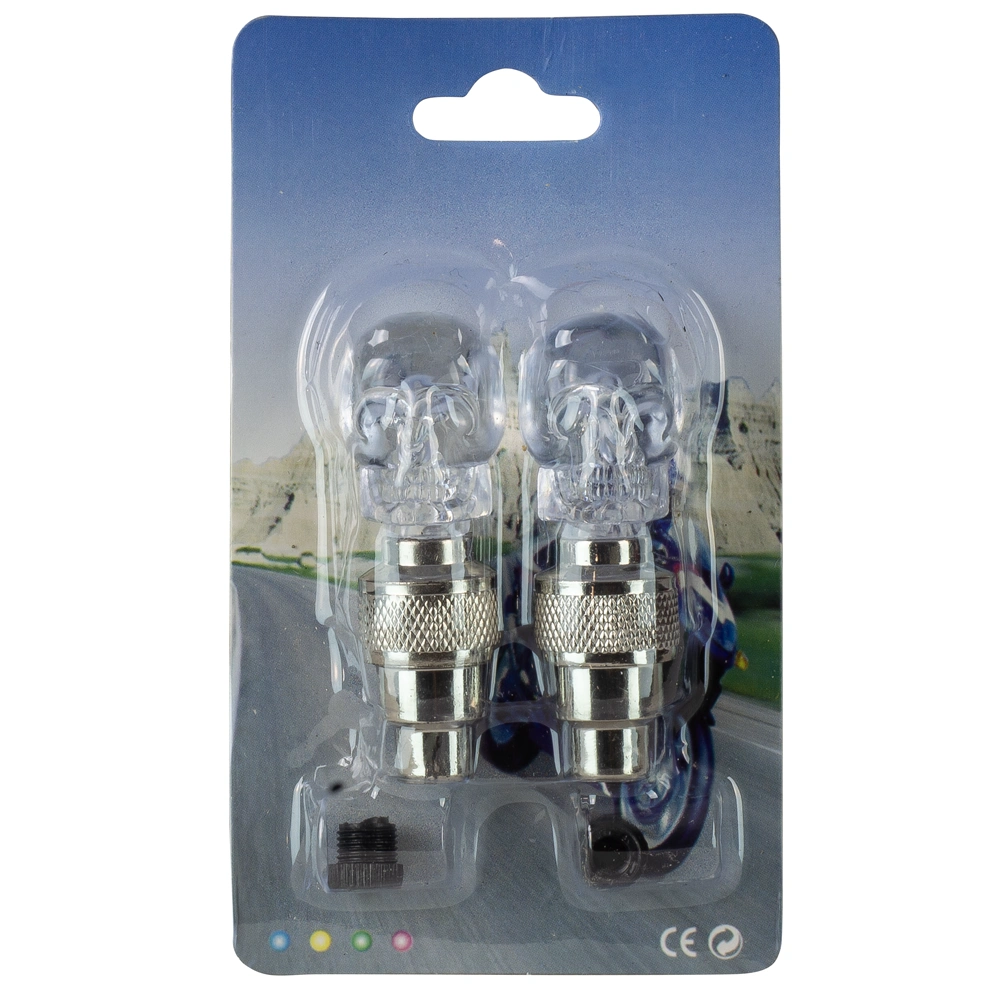 چراغ تایر فایر تایر طرح اسکلت TOTI-M2 | خرید چراغ والف تایر LED هفت رنگ
