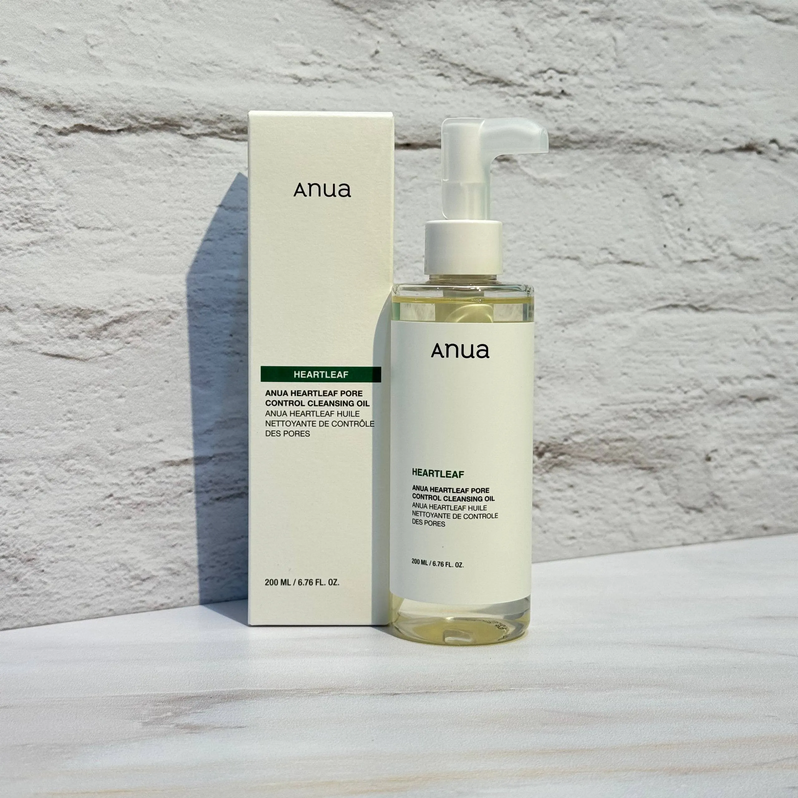 روغن پاک کننده و کنترل منافذ آنوا حاوی عصاره هوتونیا کوردتا 200 میل Anua Heartleaf Pore Control Cleansing Oil