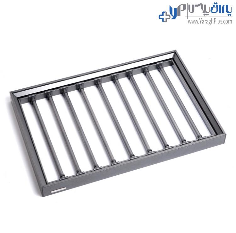 رک ریلی جای شلوار داخل کمد لباس رنگ طوسی فرنچ استایل فانتونی j953 - j954