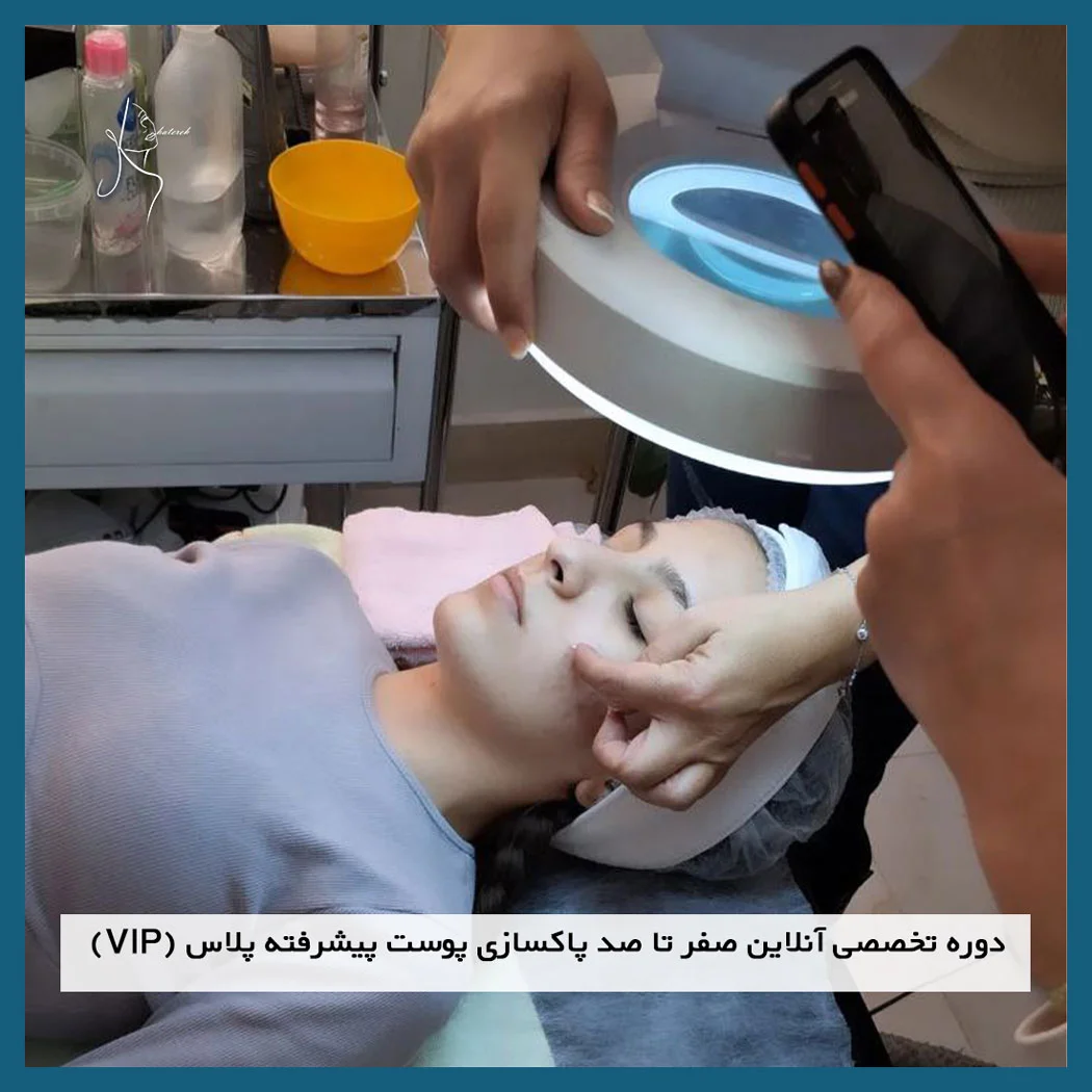 دوره آنلاین آموزش پاکسازی پوست پیشرفته پلاس Vip