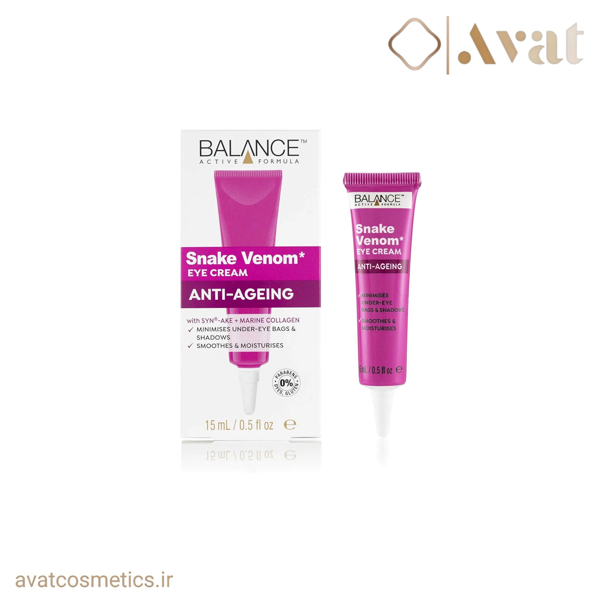 کرم دورچشم سم مار بالانس | BALANCE Snake Venom Eye cream
