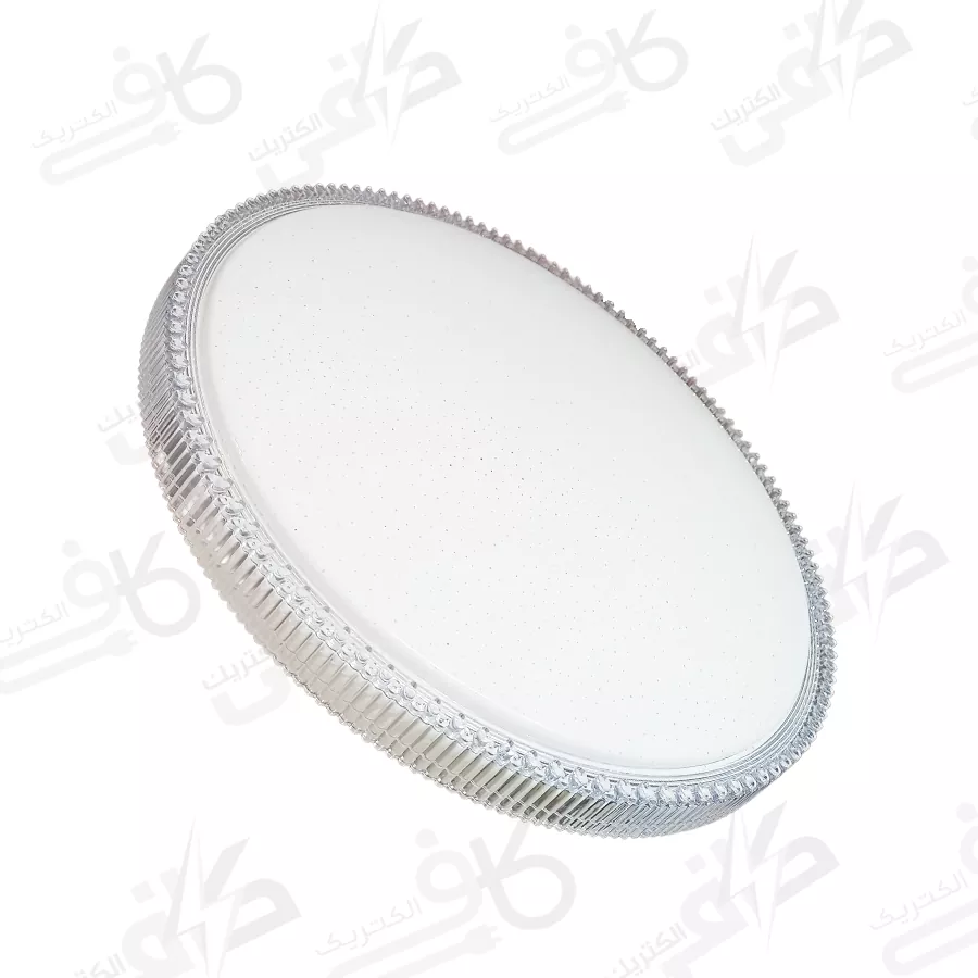 چراغ سقفی 100 وات طرح کریستال ریموت دار آلما کد 802 پلاس