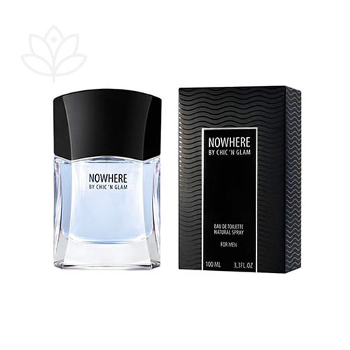 ادوپرفیوم مردانه چیکن گلم ناوهر مدل Nowhere glam Chic’n حجم 100 میلی