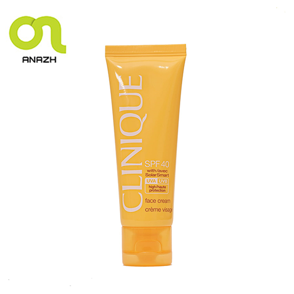 کرم ضد افتاب ضد چروک اسمارت سولار بی رنگ کلینیک با spf 50-اناژ