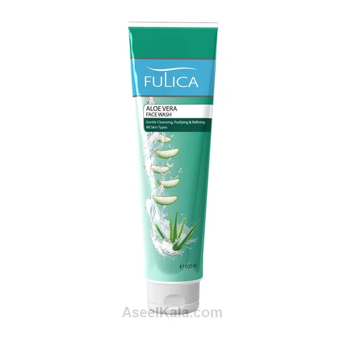 ژل شستشوی صورت فولیکا Fulica با رایحه آلوئه ورا حجم 100 میل