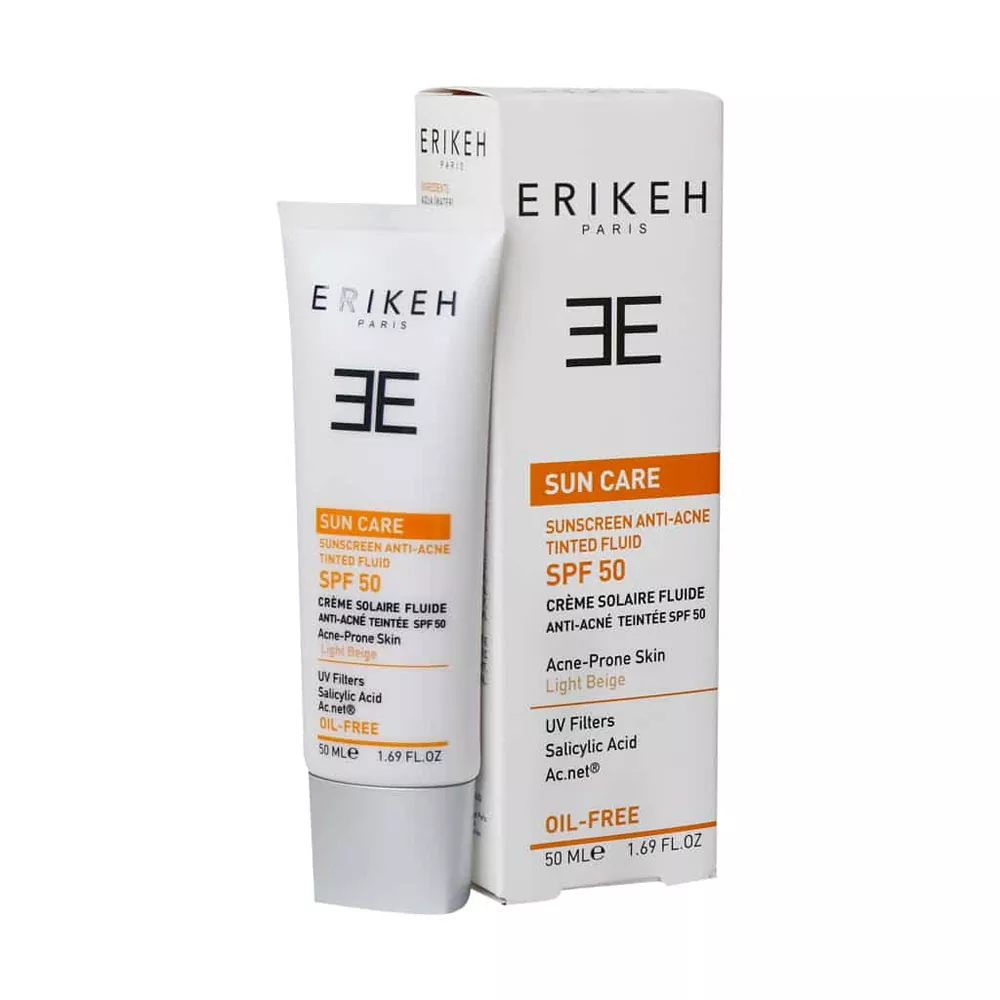 فلوئید ضد آفتاب بی رنگ SPF50 اریکه
