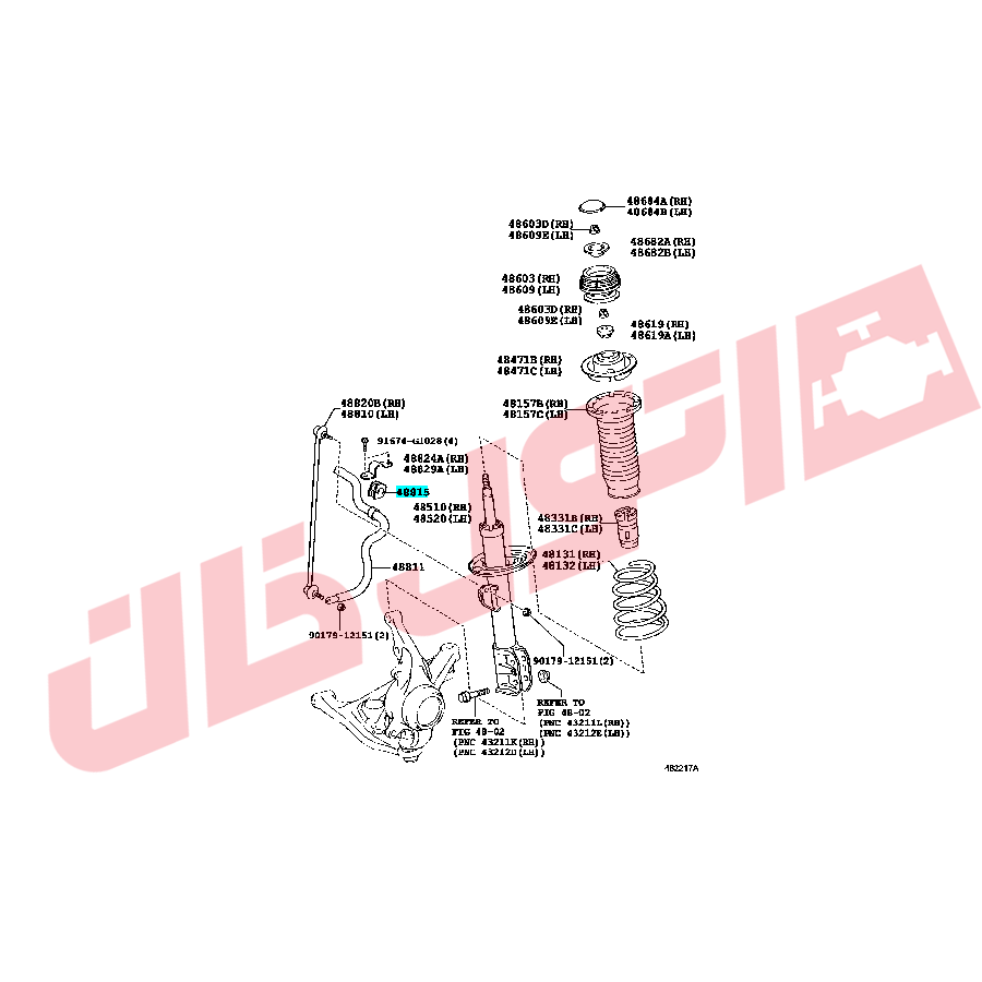 لاستیک چاکدار جلو یاریس صندوق دار مدل 2011-2008