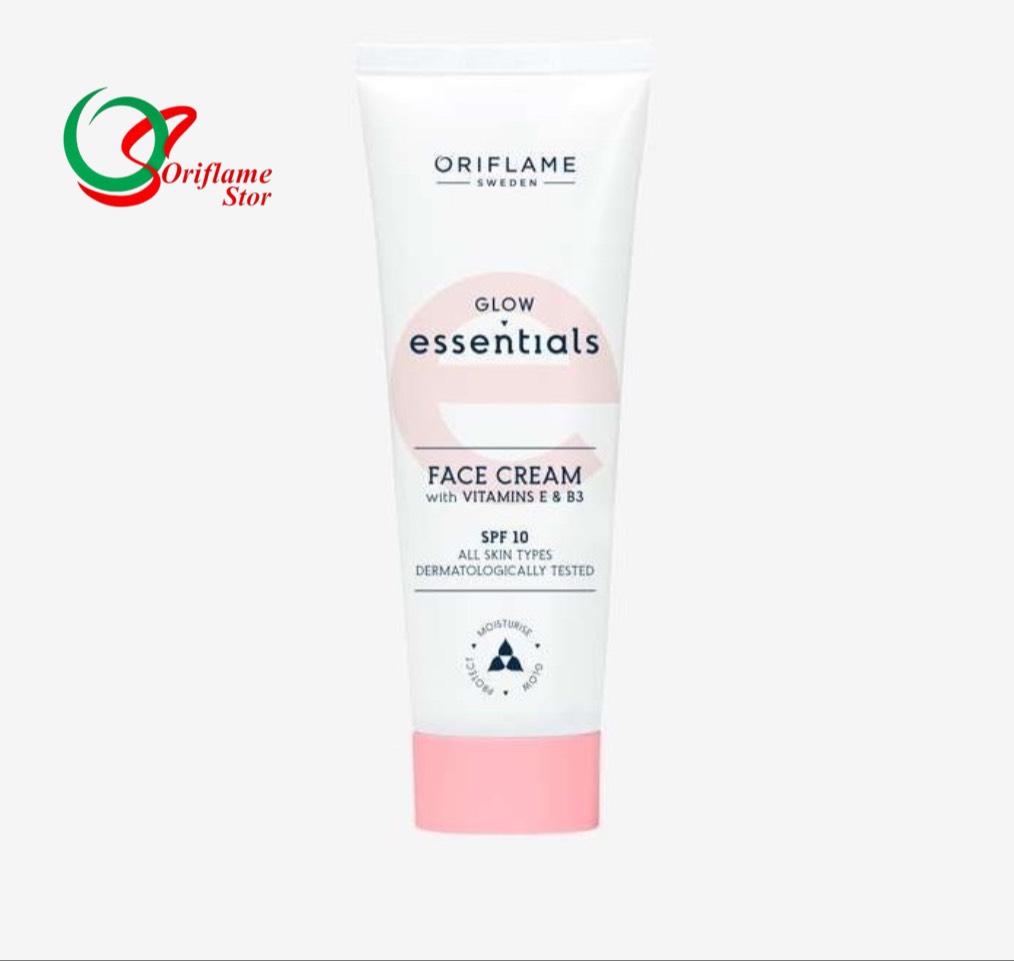 کرم مرطوب کننده صورت ویتامینه اسنشیالز گلو با SPF10 (کد 43906)