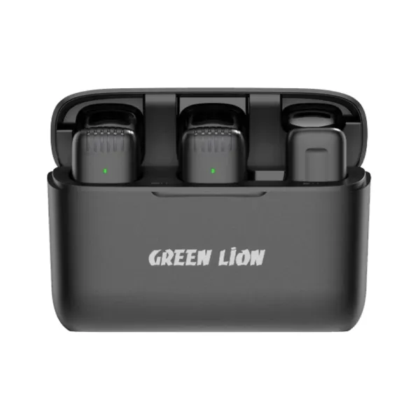 میکروفون بی سیم لایتنینگ گرین لاین Green Lion 2 in 1 Wireless Microphone دارای ۲ فرستنده