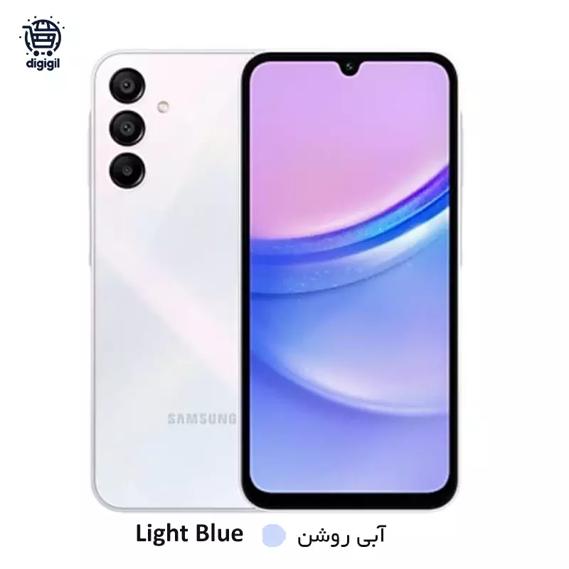 گوشی موبایل سامسونگ مدل Galaxy A15 4G ظرفیت 128 گیگابایت رم 4 گیگابایت - ویتنام - آبی روشن, 18 ماه گارانتی شرکتی