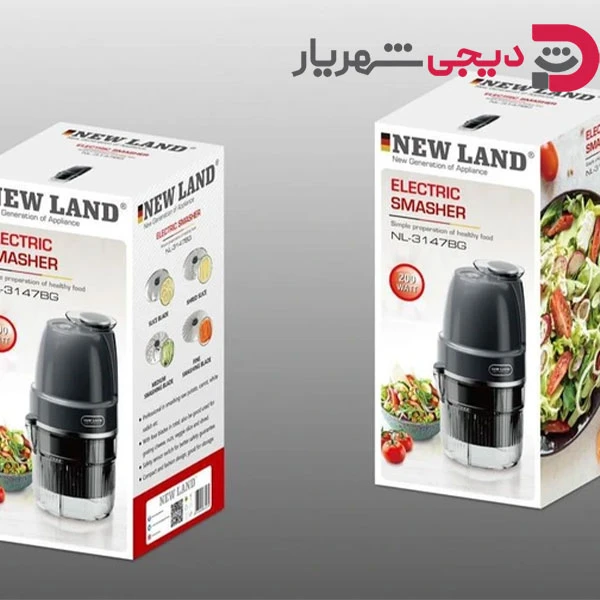 سالاد ساز برقی اسمشر نیولند NL-3147BG