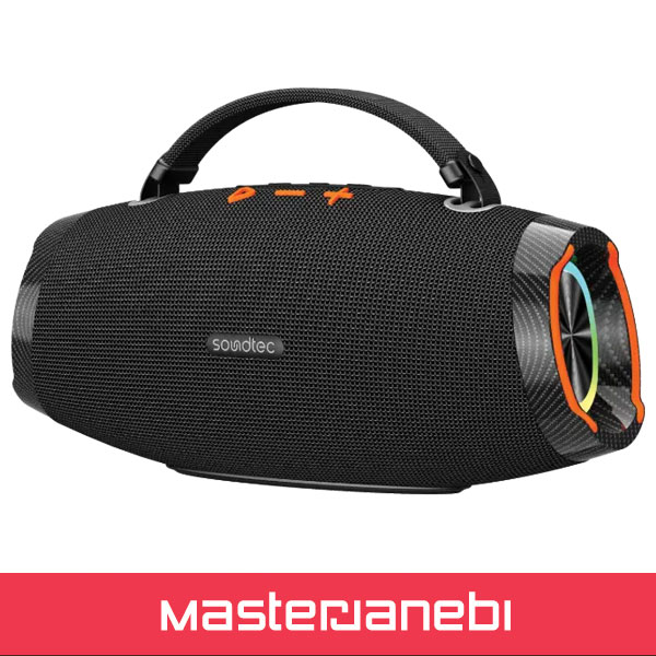 PDSTF7BK اسپیکر بلوتوثی پورودو Porodo Soundtec Nancy Portable Stereo Speaker TWS Pairing