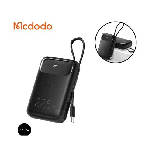 پاوربانک 10000 مک دودو MC-3243 توان 22.5 وات و کابل تایپ سی Mcdodo