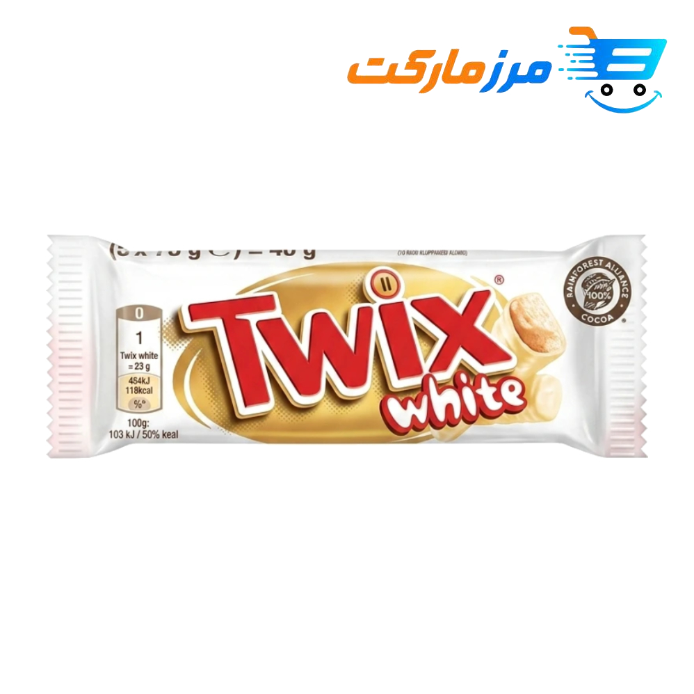شکلات توییکس شکلات با مغز کارامل یک عددی 50 گرمی
