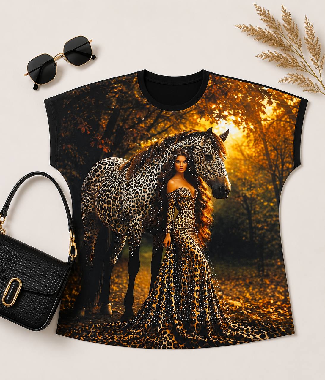 تیشرت زنانه طرحدار - 6