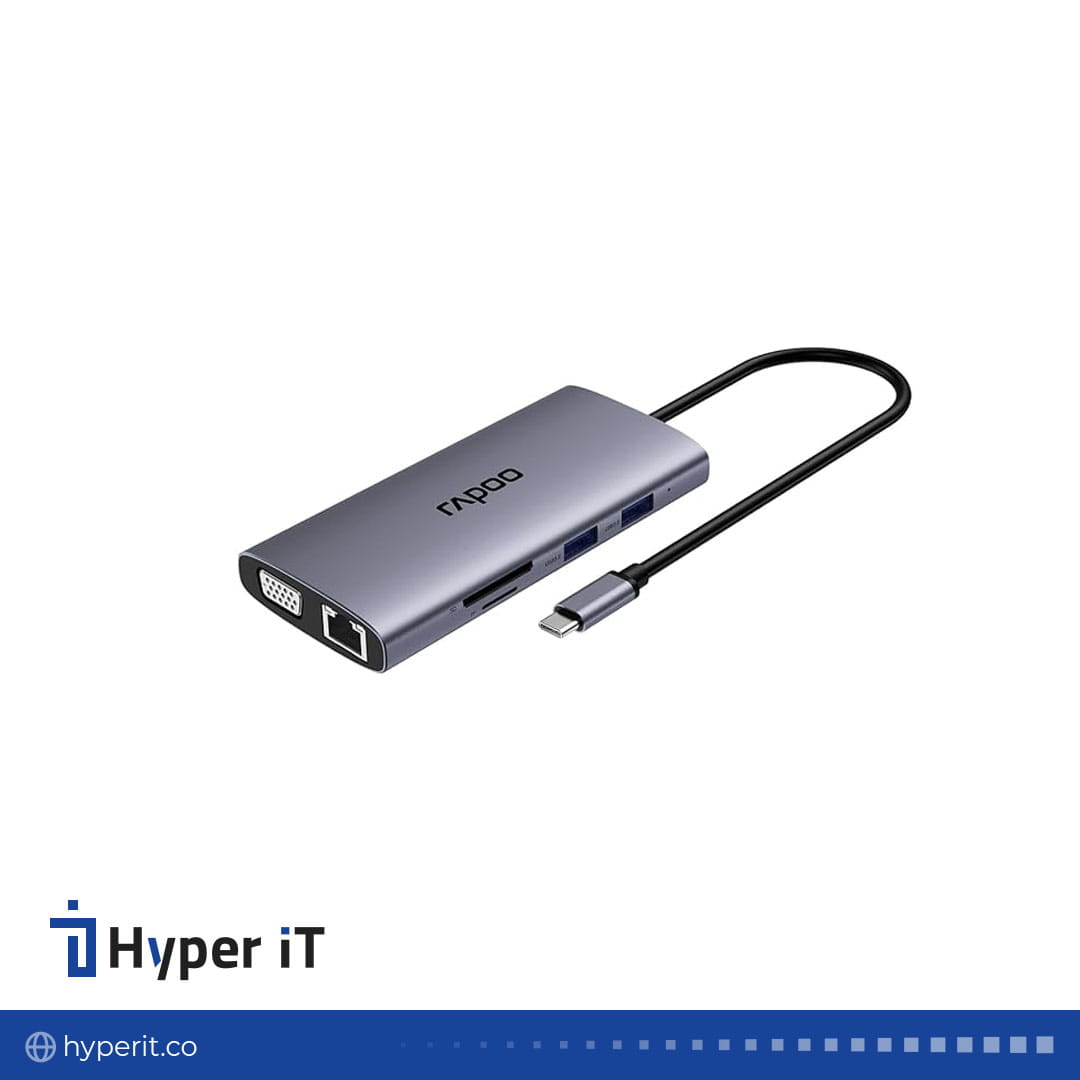 هاب 10 پورت Type-C رپو مدل XD101