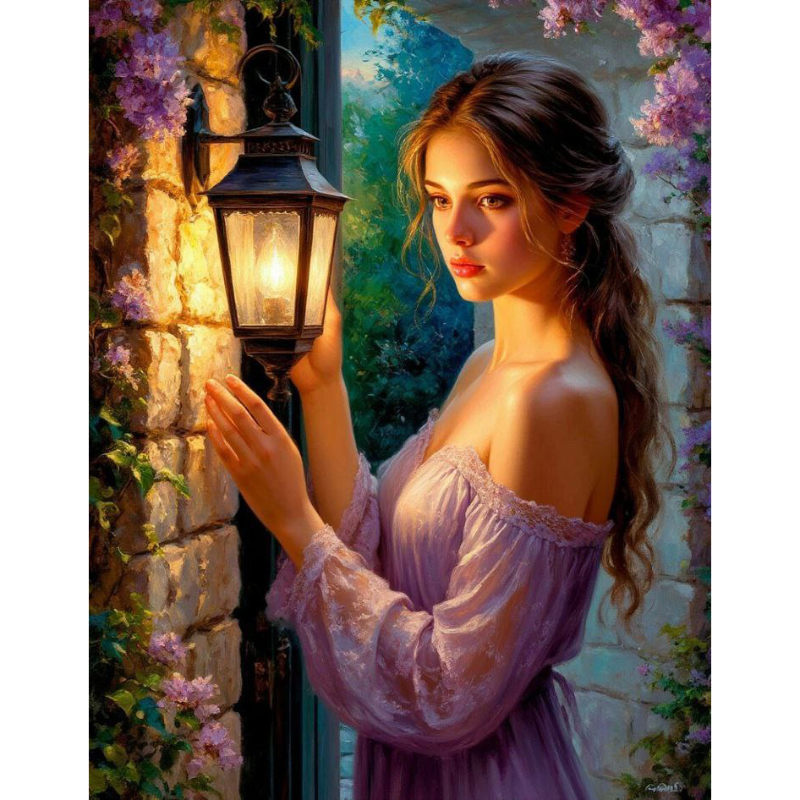 تابلو نقاشی الماسی بزرگسال کد 0085