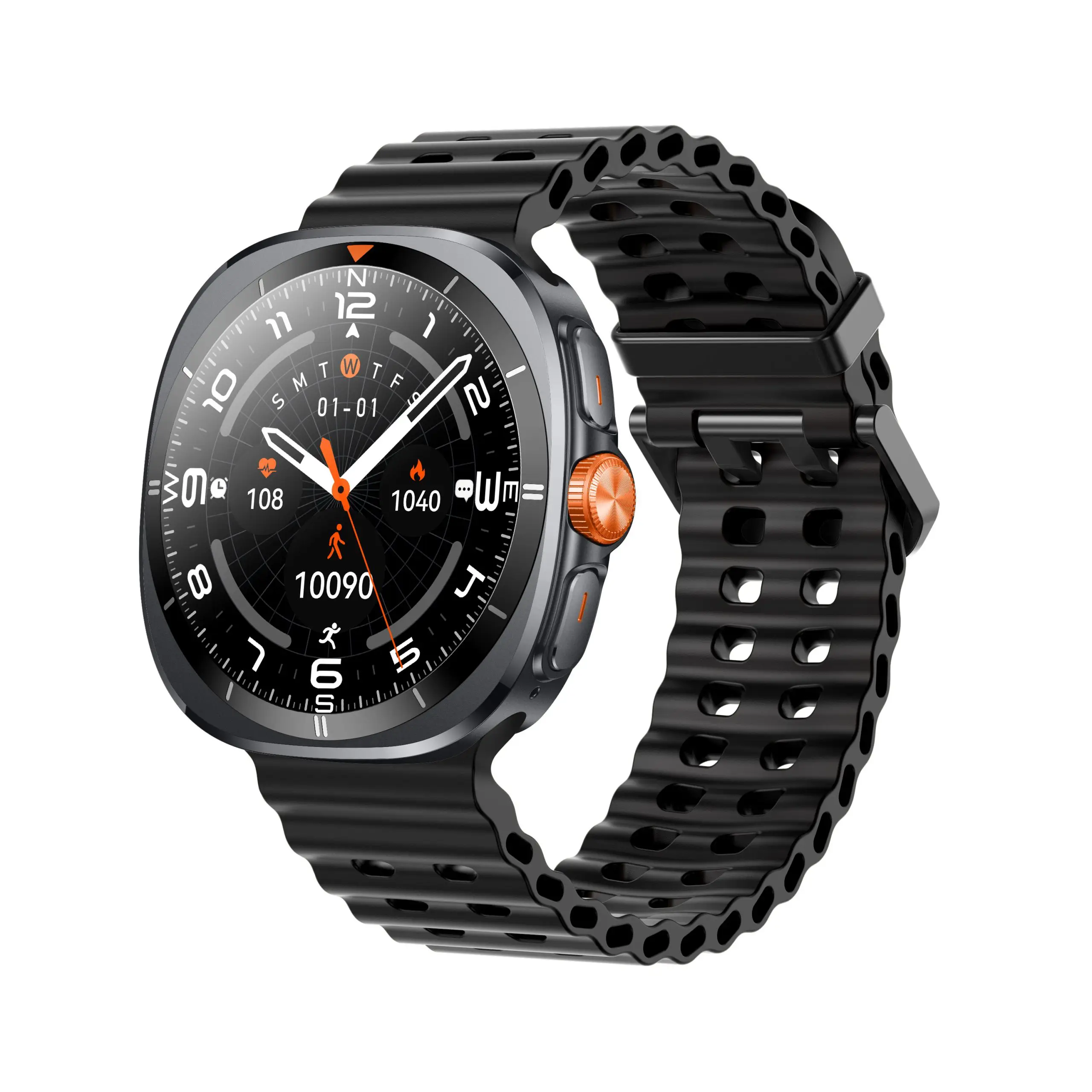 ساعت هوشمند امولد از برند آمریکایی مکسول مدل TITAN AMOLED smartwatch from the American brand Maxwell, model TITAN
