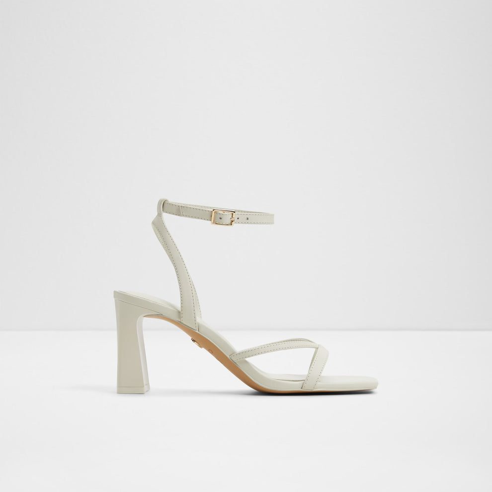 صندل زنانه پاشنه بلند سفید اکرو آلدو STELLARE – ALDO