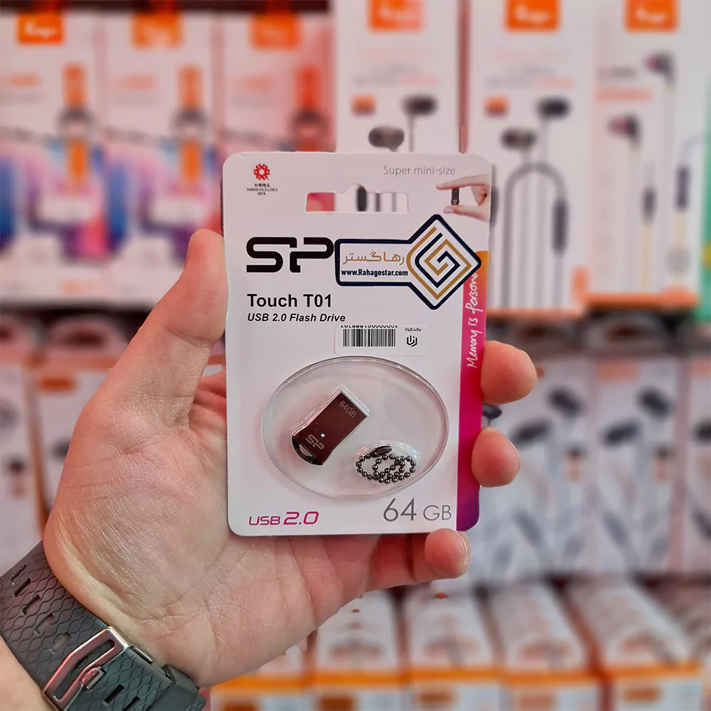 فلش مموری سیلیکون پاور (Silicon Power) مدل (T01) – 64GB
