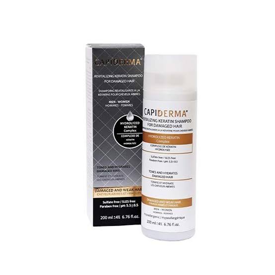 شامپو حاوی کراتین هیدرولیز شده کپیدرما برای موهای آسیب دیده 200ml
