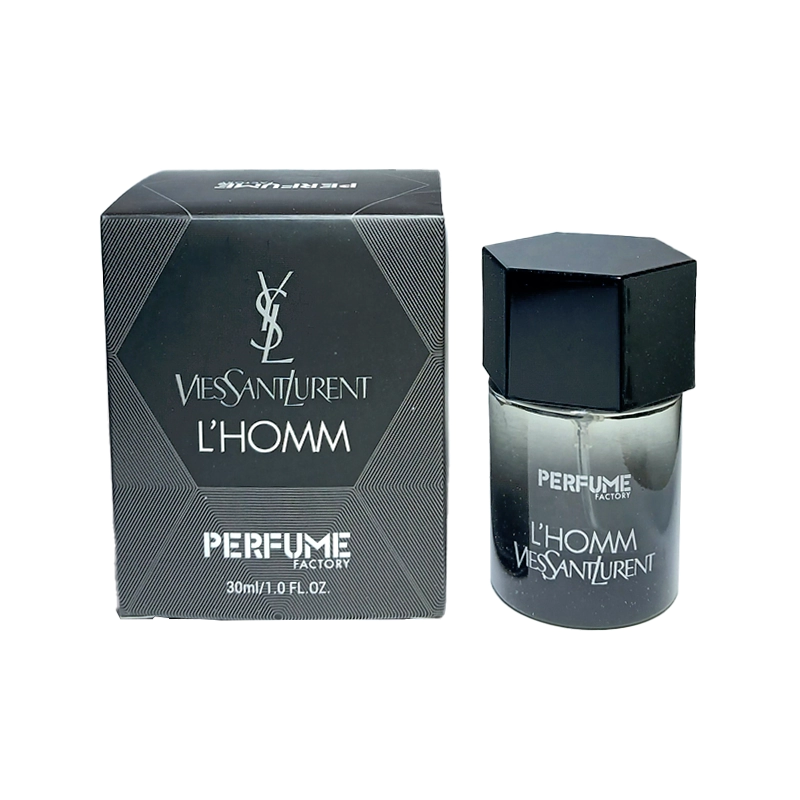 ادکلن مینیاتوری مردانه ال هوم برند پرفیوم فکتوری حجم ۳۰ میل L homm man Perfume Factory