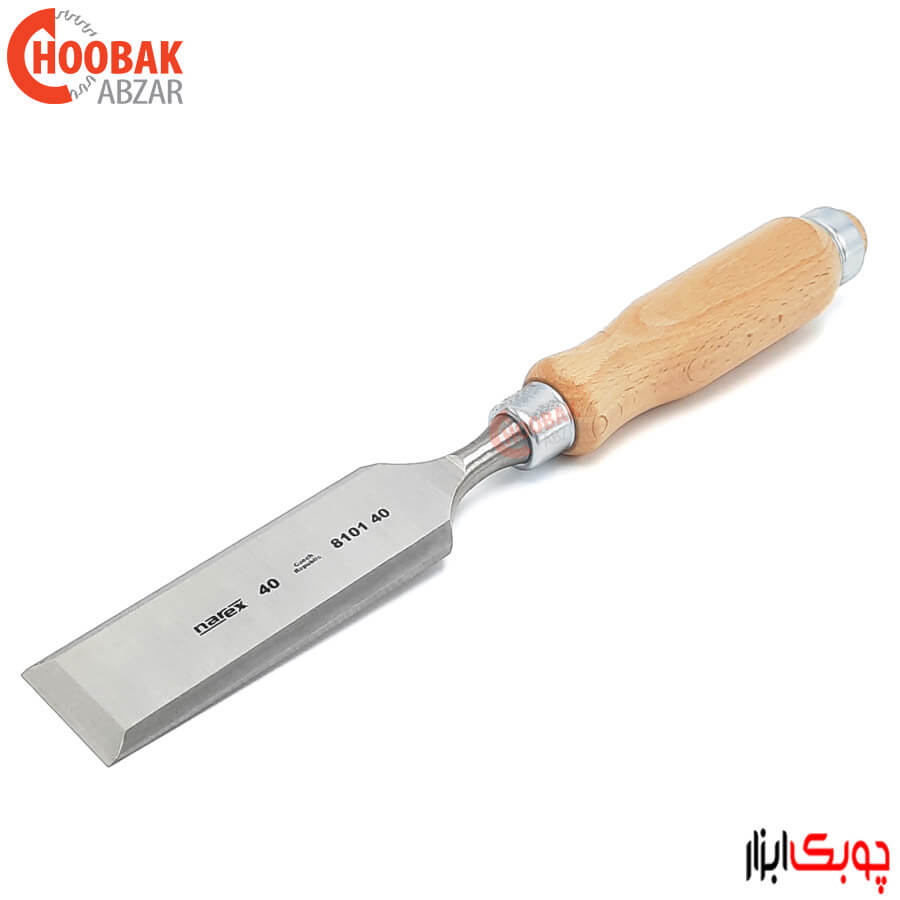 مغار سر تخت 40 میلیمتر دسته چوبی نارکس کد 810140