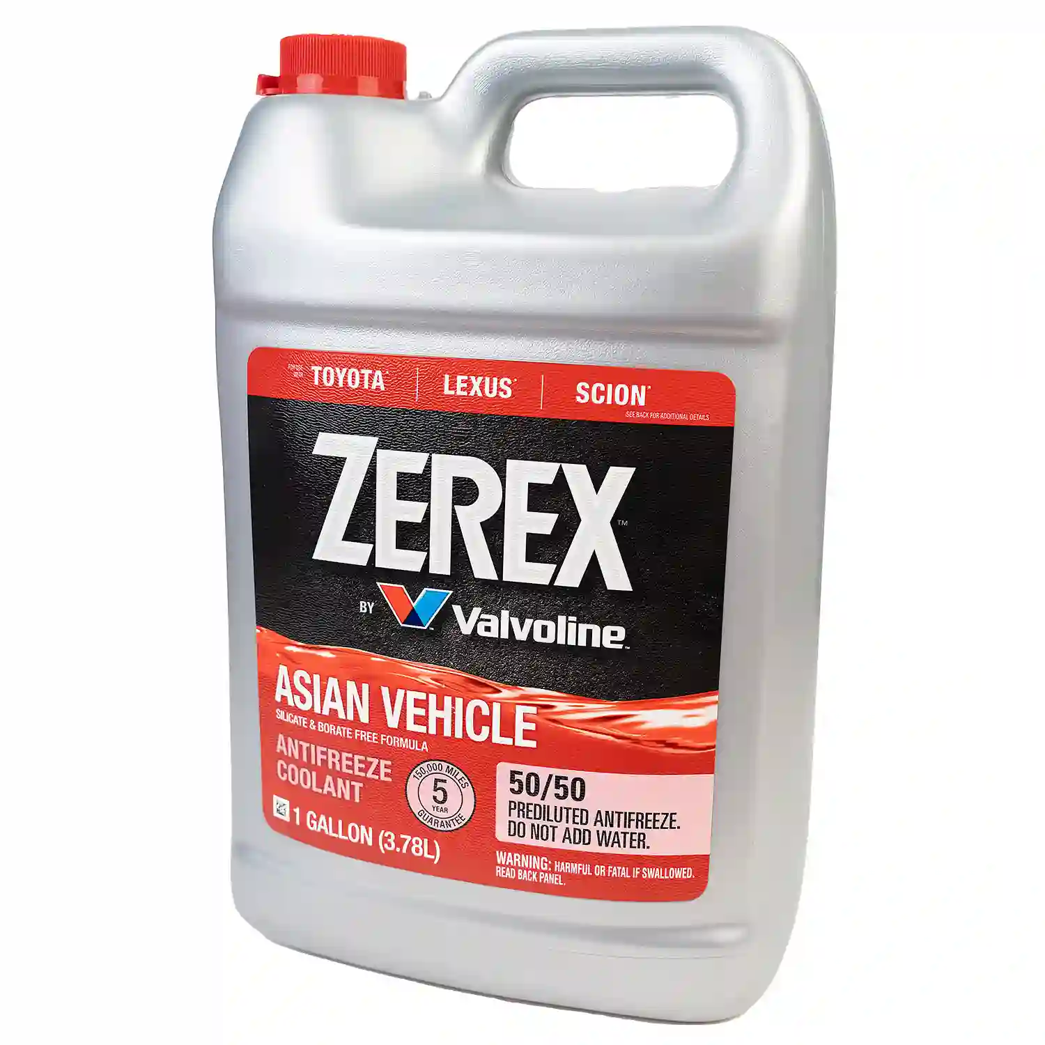ضدیخ خودرو والوالین مدل  ZEREX ASIAN VEHICLE حجم 4 کوارت