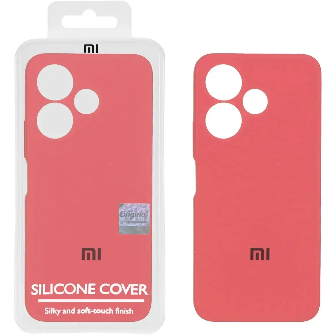 قاب سیلیکونی پاک کنی اورجینال Master Quality مدل Xiaomi Redmi 13X / Redmi 13 4G / Poco M6 4G (پک دار)