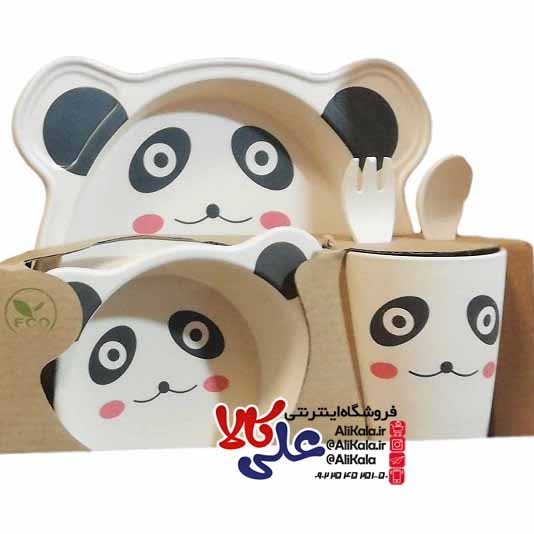 سرویس بشقاب غذاخوری کودک بامبو کد 02