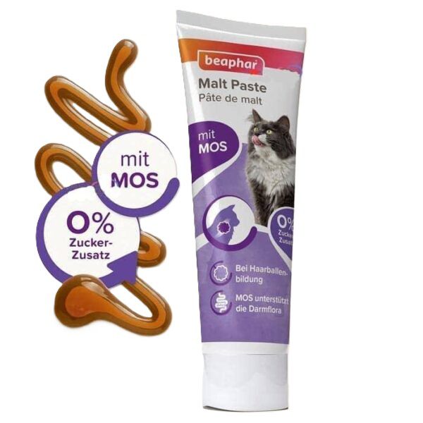خمیر مالت گربه بیفار با پروبیوتیک Beaphar Malt MOS