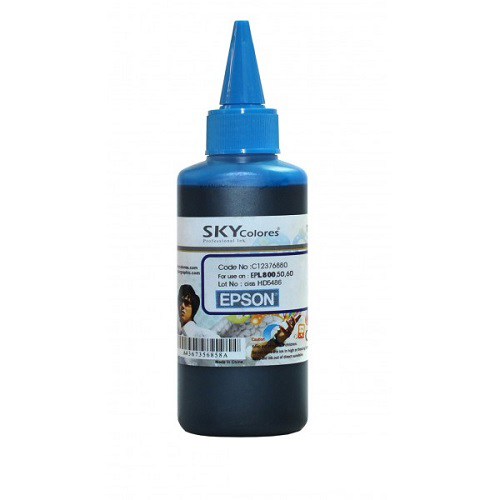 جوهر 100ml اسکای آبی اپسون Sky 100ml ink cyan Epson
