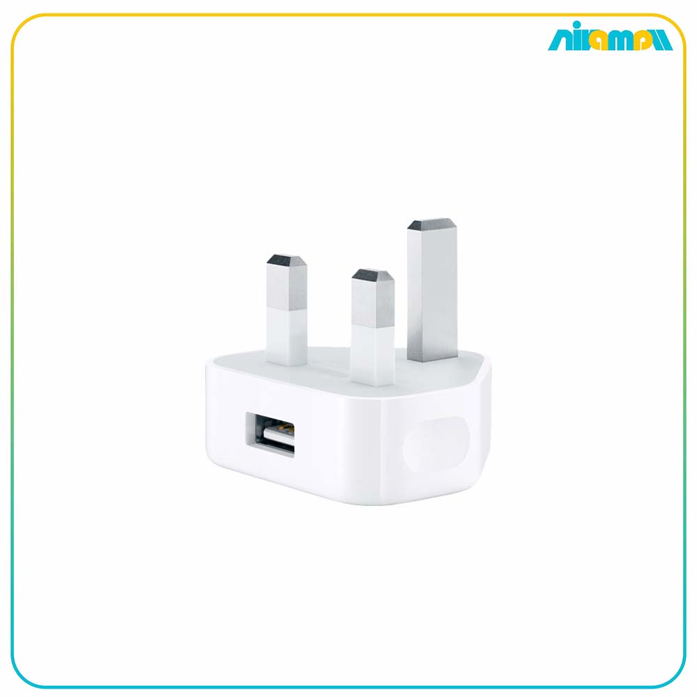 شارژر دیواری 5 واتی اپل مدل Apple 3pin 5W USB Power Adapter