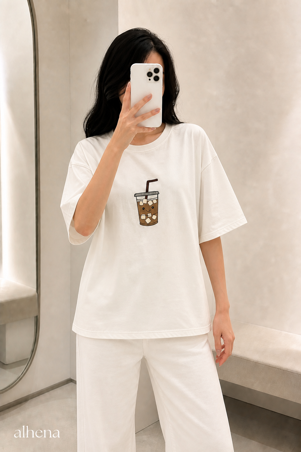تیشرت Latte سفید