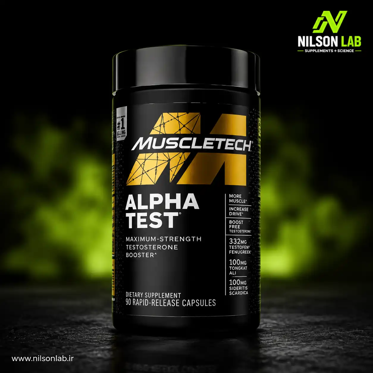 تست بوستر آلفا ماسل تک | MuscleTech Alpha Test Booster