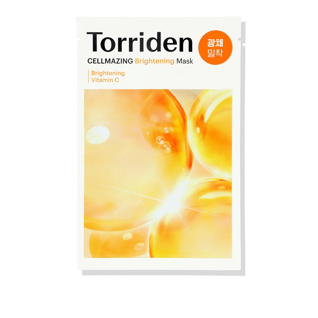 ماسک ورقه‌ای روشن‌کننده ویتامین سی توریدن  Torriden CELLMAZING Brightening Mask vitamin C