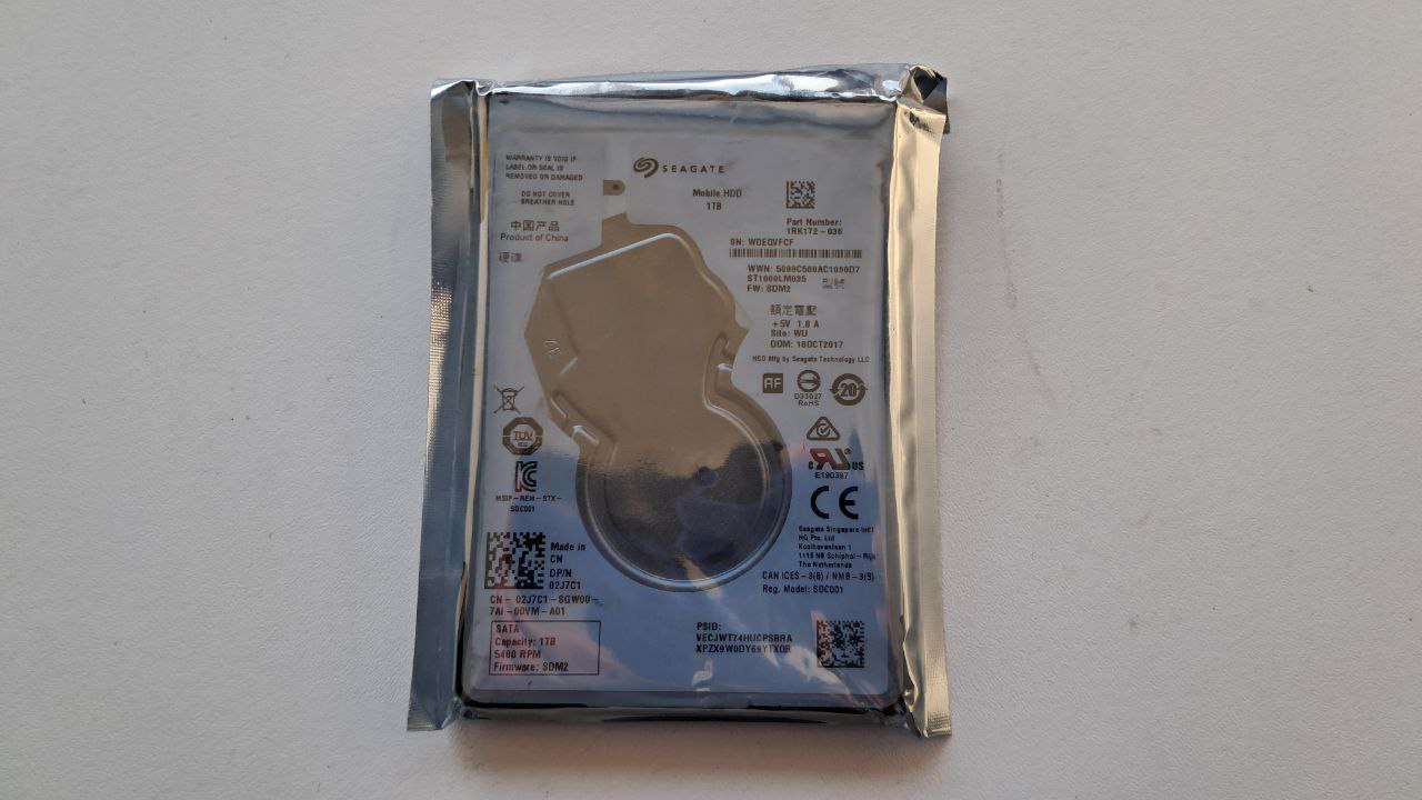 هارد 2.5 اینچی سی گیت 1TB