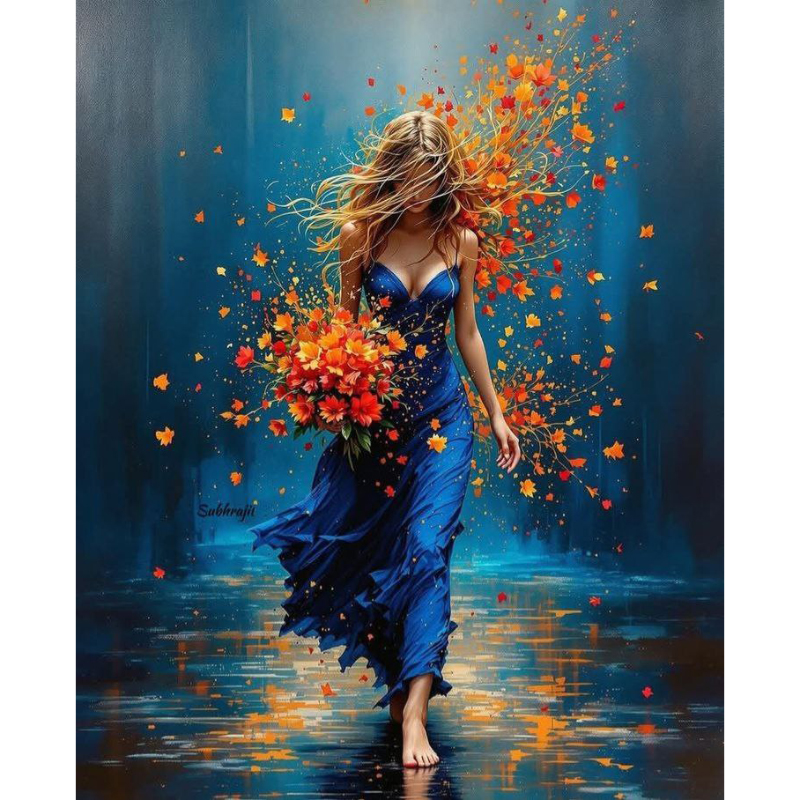 تابلو نقاشی الماسی بزرگسال کد 0001