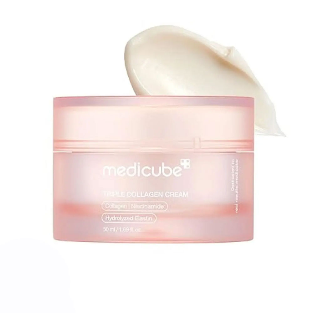 ژل کرم آبرسان و تقویت کننده کلاژن مدی کیوب 50 میلیلیتر (Medicube Triple Collagen Cream)
