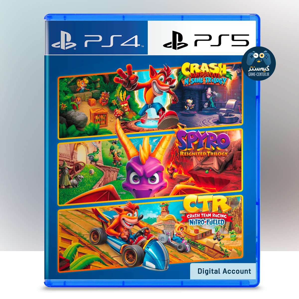 اکانت قانونی Crash + Spyro Triple Play Bundle