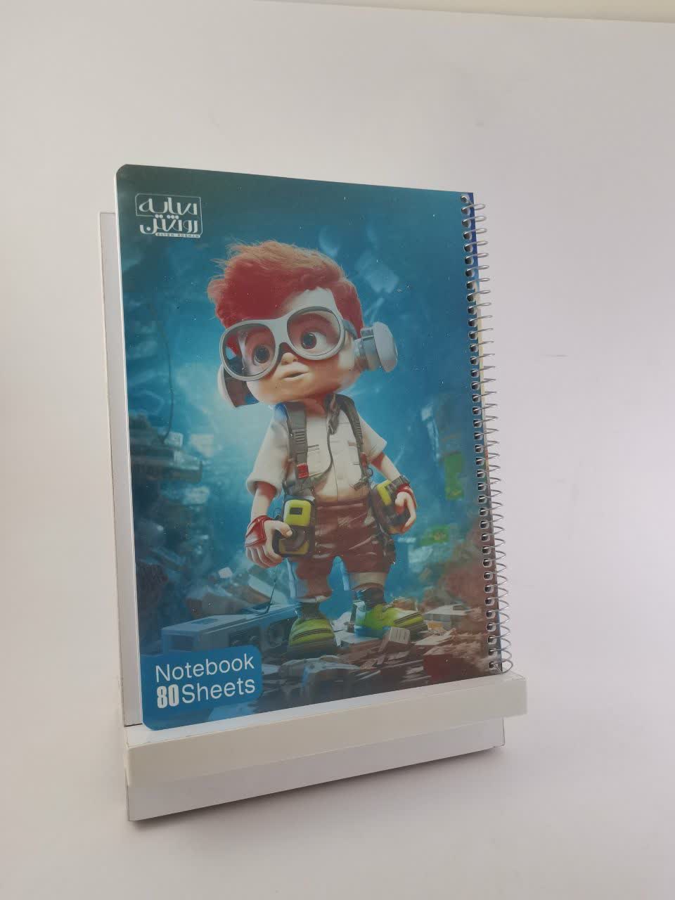 دفتر طلقی ۸۰ برگ خطی | کاغذ ۷۰ گرم + جلد فانتزی 📒