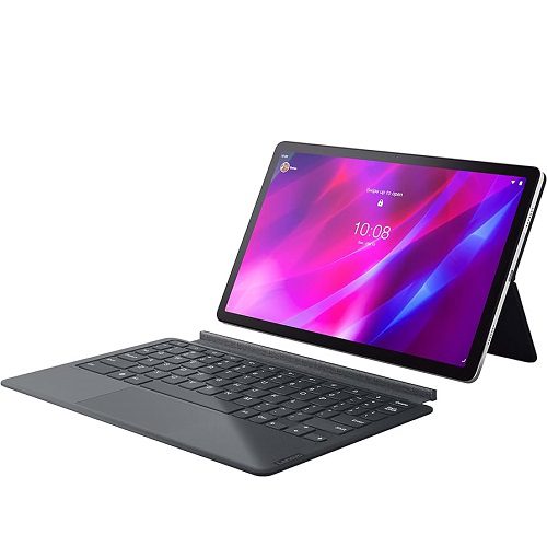 تبلت اندرویدی نو جعبه باز 11 اینچی همراه با گارانتی Lenovo Pack Tab P11 Plus + Cover &amp; Active Pen3 Charging Station