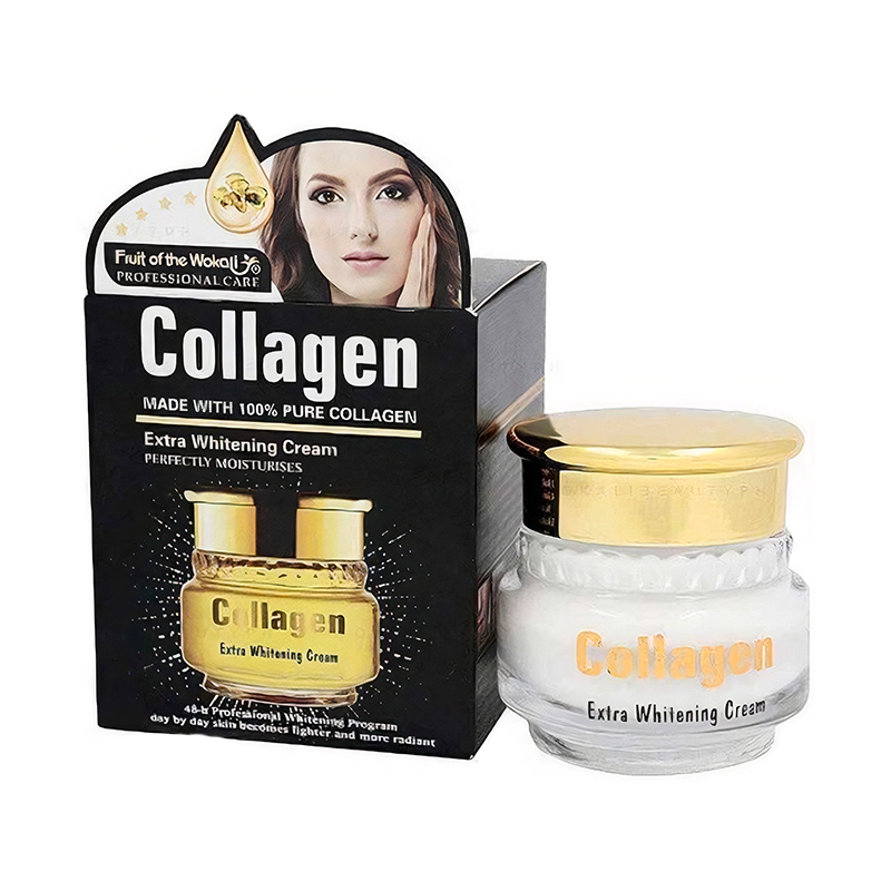 کرم کلاژن ساز سفید کننده دائمی Collagen Wokali