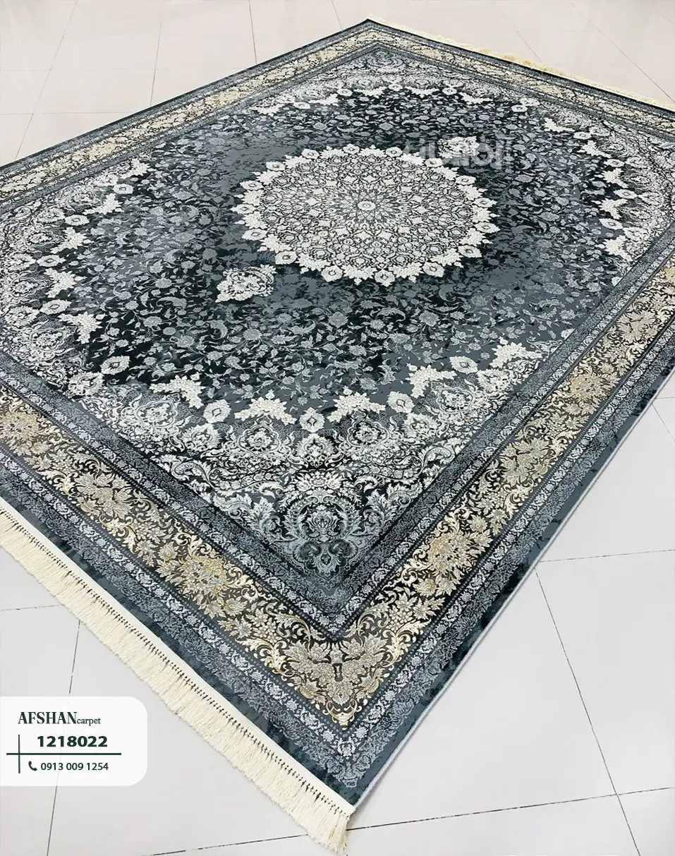 فرش 1200 شانه آکرلیک طرح نگار کد 1218022 غزل